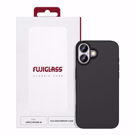 Picture of Fujiglass Fujiglass Classic Case for iPhone 16 in Black