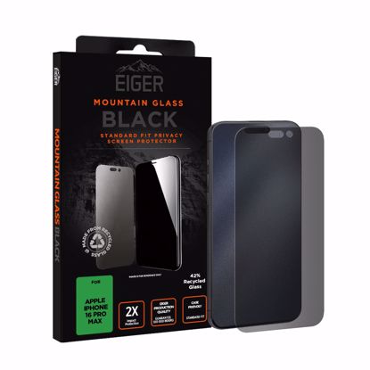 Picture of Eiger Eiger Mountain Black Privacy Screen Protector for iPhone 16 Pro Max