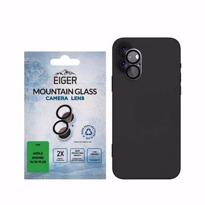 Picture of Eiger Eiger Mountain Glass LENS Protector for iPhone 16/16 Plus