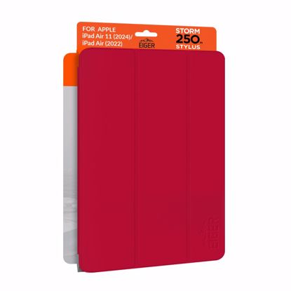 Picture of Eiger Eiger Storm 250m Stylus Case for iPad Air 11 (2024)/ Air (2022) Retail Sleeve in Red