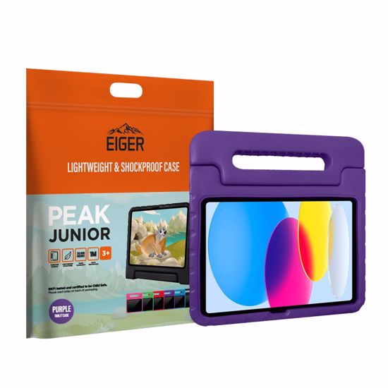 Picture of Eiger Eiger Peak Junior Case for iPad 10.9 (10th Gen) in Purple