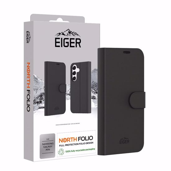 Picture of Eiger Eiger North Folio Case for Samsung Galaxy A06 in Black